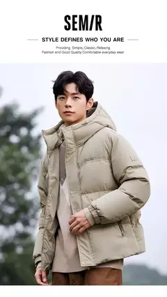 Semir-Chaqueta de plumón para hombre, abrigo informal de invierno, para pareja, novedad de 2023 on internet