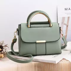 Bolso Cruzado de Cuero PU – Diseño Minimalista con Asa Elegante - comprar en línea