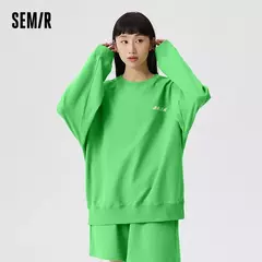 Semir-Sudadera de punto con cuello redondo para hombre, pijama suave y cómodo para el hogar, Top de manga larga - buy online