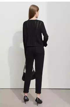 Amii 2025 primavera Casual Slim mujeres Jeans pantalones elásticos de cintura algodón Jeans cónicos moda alta calidad DenimTrousers 12541126 - tienda en línea