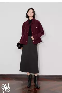 TOYOUTH-Chaqueta de pana para mujer, abrigo de invierno de manga larga con cuello tipo Polo, prendas de vestir gruesas de felpa con botones de Metal, 2024 en internet