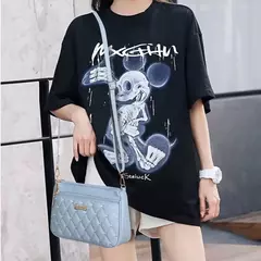 Bolsos de mensajero bordados, bolsos de cuero para mujer, bolsos para mujer, bolso principal de mano con bola de pelo para mujer - Eleganzie