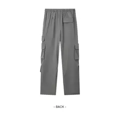 Semir-pantalones informales para mujer, pantalón de pierna ancha con cordón, estilo callejero americano, Individual, moderno y fresco, primavera - comprar en línea