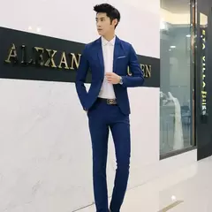 Trajes de boda para hombres Blazers 3 piezas boda negocios 2 conjuntos chaleco pantalones abrigos chaquetas clásicas completas de lujo formales - online store