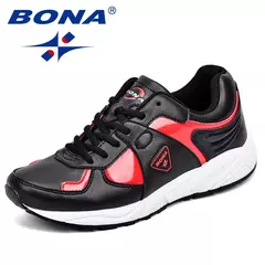 BONA, nuevo estilo Popular, zapatos para correr para mujer, zapatos atléticos femeninos con cordones sintéticos, zapatos para correr para mujer al aire libre - tienda en línea