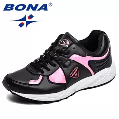 BONA, nuevo estilo Popular, zapatos para correr para mujer, zapatos atléticos femeninos con cordones sintéticos, zapatos para correr para mujer al aire libre en internet