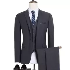 Trajes de boda para hombre, elegantes, 3 piezas, 2 conjuntos completos, chaquetas clásicas, chaleco, pantalones, chaquetas de lujo de alta calidad, trajes formales para adultos 2024 - Eleganzie