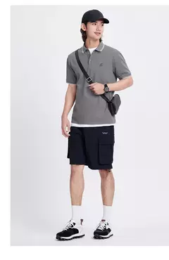 Image of Semir-Polo para hombre, novedad de verano 2024, camiseta de manga corta, Top para ir al trabajo de negocios con sensación fresca