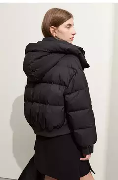 AMII-Chaqueta de plumón minimalista para mujer, Abrigo acolchado con tapa extraíble, grueso y cálido, ropa de moda para invierno, 2024, novedad de 12344192 - tienda en línea