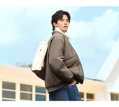 Image of Semir-Chaqueta acolchada de algodón para hombre, chaqueta de piloto gruesa de invierno, ropa acolchada de algodón de tres resistentes, novedad de 2024