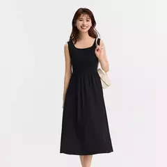 Semir-vestido Midi con textura de retales para mujer, prenda elegante y ajustada, novedad de verano, 2024 - tienda en línea