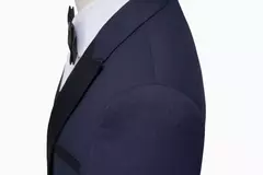 Traje de hombre de alta calidad, conjunto de 3 piezas, Blazers elegantes para boda, chaqueta de lujo con cuello de lazo, pantalones, chaleco, abrigo clásico Formal, disfraz 2024 - Eleganzie