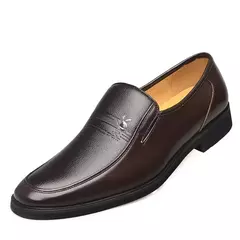 Zapatos formales de negocios para hombre, suela blanda, primavera y otoño, nuevos zapatos clásicos transpirables para personas de mediana edad, una pieza, envío gratis - tienda en línea