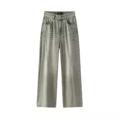 Imagen de Semir Jeans Mujer Pantalones de pierna ancha de cintura alta 2025, nuevos pantalones largos de primavera, pantalones versátiles de moda de estilo callejero