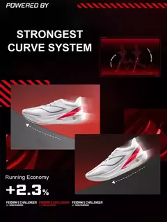 Image of Li-ning mujeres FEIDIAN 5 CHALLENGER zapatillas de carreras para correr placa de fibra de carbono cojín de baño zapatos deportivos zapatillas transpirables ARMV002