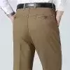 MRMT 2025, nuevos pantalones informales para hombres de mediana edad y mayores, pantalones sueltos rectos de algodón, pantalones finos y gruesos para hombres - online store