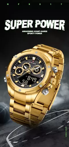Reloj de pulsera de cuarzo de acero inoxidable militar deportivo para hombre de la mejor marca NAVIFORCE, cronógrafo, reloj Masculino 2024