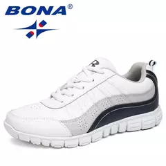 BONA, nuevo estilo novedoso, zapatos para correr para mujer, zapatos atléticos con cordones, zapatos para caminar al aire libre, zapatos para correr, zapatillas cómodas - tienda en línea