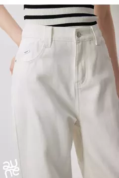 TOYOUTH-pantalones vaqueros para mujer, Vaqueros elásticos de cintura alta hasta el tobillo, bombachos, Otoño, 2024 - Eleganzie