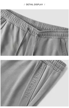 Semir-pantalones Cargo para hombre, pantalones de trabajo de punto de estilo militar, holgados, de pierna recta, para uso informal y al aire libre, verano 2025 - comprar en línea