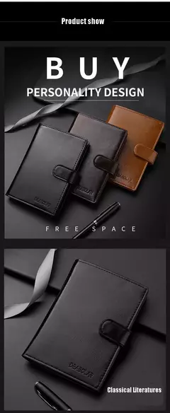 Billetera corta para hombre, monedero informal con cremallera, monedero pequeño para pasaporte en internet