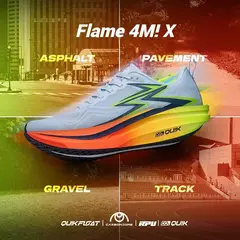 Zapatillas de correr para hombre 361 grados Flame 4,0 MIX, zapatillas de carreras para maratón con placa de carbono, zapatillas deportivas estables resistentes al desgaste para correr para hombre 672512204 on internet