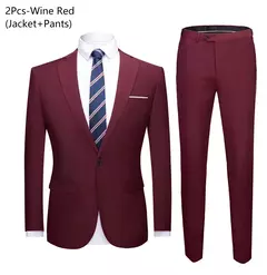 Traje para hombre, boda, elegante, 3 piezas, 2 conjuntos, chaquetas, chaleco, pantalones, Blazers, abrigos formales de negocios para novio, disfraz 2025 en internet
