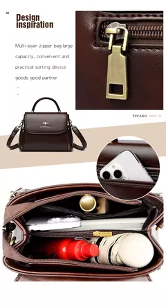 Bolsos con asa superior de cuero suave para mujer, bolsas de mensajero de hombro de diseño lujoso, bolsos y monederos de alta calidad, bolso principal para ir al trabajo