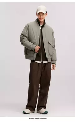 Semir-Chaqueta acolchada de algodón para hombre, chaqueta de piloto gruesa de invierno, ropa acolchada de algodón de tres resistentes, novedad de 2024 - online store