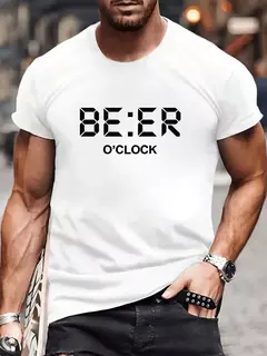 Camiseta estampada de manga corta con cuello redondo de verano para hombre, camiseta cómoda informal, ropa de moda para hombre, camisetas gráficas - Eleganzie