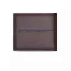 Cartera de cuero con protección RFID para hombre, monedero pequeño de cuero de vaca para negocios, regalos de moda para padre - Eleganzie