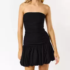 Minivestido Sexy con hombros descubiertos para mujer, vestido fruncido de verano sin mangas y sin tirantes, vestido ajustado con parte superior de tubo, vestidos de fiesta para discoteca