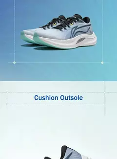 Li-ning hombres YUEYING 4 zapatos para correr con cojín forro cómodo GCR LOC zapatos deportivos transpirables zapatillas de deporte usables ARHU021 - Eleganzie