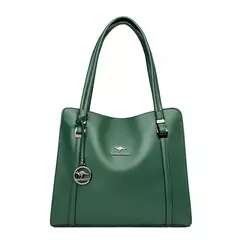 Bolsos de mano informales de piel sintética de alta calidad de marca genuina, bolsos de lujo para mujer, bolsos de hombro de diseñador con asa superior para mujer