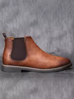 40 ~ 46 Botas Chelsea para hombre Botas de hombre de moda cómodas retro de marca - Eleganzie