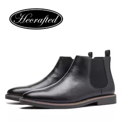 Imagen de 40 ~ 46 Botas Chelsea para hombre Botas de hombre de moda cómodas retro de marca
