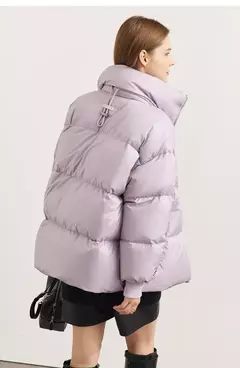 AMII minimalista 2024 nueva chaqueta de plumas para mujer abrigo de pan sólido corto mujer calidad moda suelta prendas de vestir exteriores de invierno 12344023 - online store