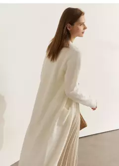AMII-suéter minimalista para mujer, cárdigan con cuello en V, diseño de botones artísticos, ropa de punto larga holgada, Tops 2022, invierno, 12241079 - Eleganzie