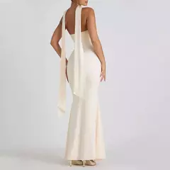 Mia Muse vestidos Primavera Verano elegante decente ajustado sin mangas sin tirantes Maxi vestidos formales de noche para mujer en internet
