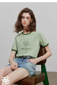 TOYOUTH, camiseta de manga corta para mujer, camisetas nuevas de primavera 2025 GT 5210002 - comprar en línea