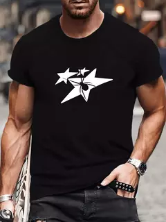 Camiseta estampada de cuello redondo de manga corta de verano para hombre, camiseta cómoda informal, camisetas para hombre, camisetas gráficas para hombre - comprar en línea
