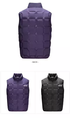 Semir abajo chaleco hombres 2024 nuevo invierno cuello alto impreso ropa de abrigo texturizada apilamiento ropa interior moda versátil. - buy online