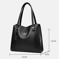 Bolsos de mano informales de piel sintética de alta calidad de marca genuina, bolsos de lujo para mujer, bolsos de hombro de diseñador con asa superior para mujer on internet