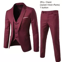 Trajes para boda para hombre, conjunto elegante de 3 piezas, 2 chaquetas, chaleco, pantalones, Blazers de lujo, traje Formal, moda clásica, traje completo 2025 - Eleganzie