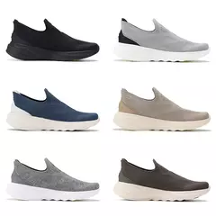 Li-ning hombres SOFT GO 2 KNIT Slip-on zapatos casuales para caminar cojín cómodo forro estable malla correr deportes diarios zapatillas AGLV017 - Eleganzie