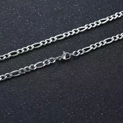 Vnox Collares de barra vertical 3D para hombres, colgante geométrico de acero inoxidable en capas, cadena cubana de cuerda de trigo en capas, collar para niño - comprar en línea