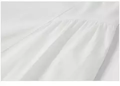 Image of Semir-vestido adelgazante con cuello en V para mujer, a la moda ropa elegante y, de algodón puro, Estilo Vintage, verano, 2024
