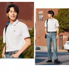 Semir-Polo para hombre, novedad de verano 2024, camiseta de manga corta, Top para ir al trabajo de negocios con sensación fresca - Eleganzie