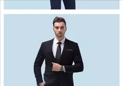Traje para hombre elegante boda 3 piezas 2 conjuntos Blazers chaquetas completas chaleco pantalones moda abrigos de lujo 2025 traje clásico Formal - tienda en línea