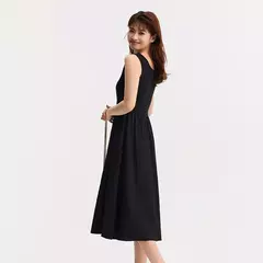Semir-vestido Midi con textura de retales para mujer, prenda elegante y ajustada, novedad de verano, 2024 - tienda en línea